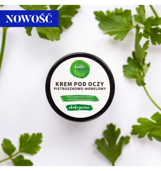 Parsley-Apricot Eye Cream, soothes, smoothes, moisturizes, parsley leaf oil, apricot kernel oil, anti-redness complex, 15 ml